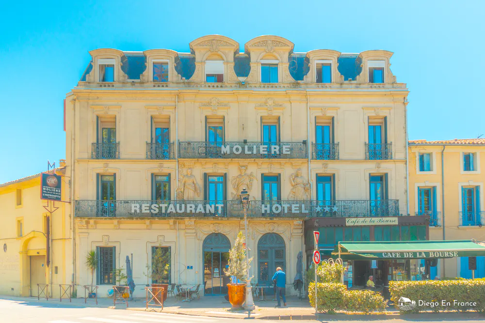 Fotografía de diegoenfrance.com del Grand Hôtel Molière en Pézenas