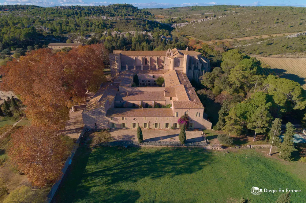 Fotografía de diegoenfrance.com de la Abbaye de Valmagne cerca de Pézenas