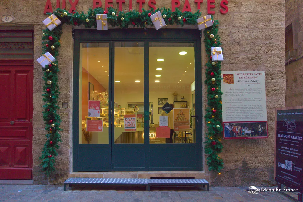Fotografía de diegoenfrance.com de la fachada de la Maison Alary en Pézenas