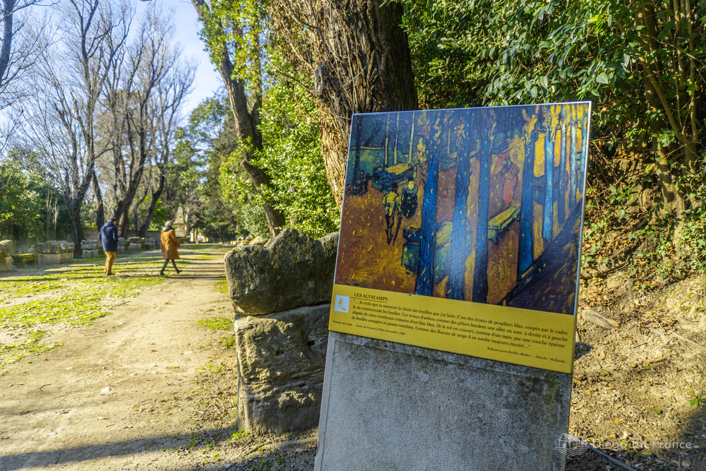 Photo by diegoenfrance.com depicting one of the paintings Van Gogh created in Arles—perfect for following in his footsteps.