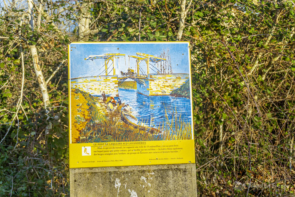 Photo by diegoenfrance.com highlighting a stop on the Van Gogh circuit in Arles, ideal for art lovers.