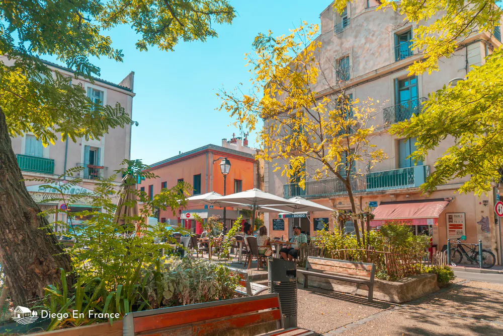 Fotografía de diegoenfrance.com del Quartier de la Méditerranée, ideal para quienes buscan rincones auténticos en Montpellier