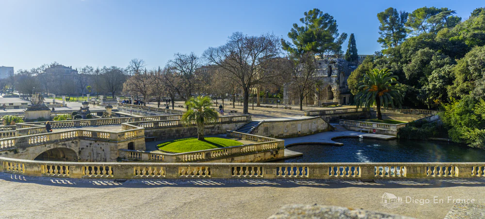Things to do in Nîmes, France : Le Jardin de la Fontaine