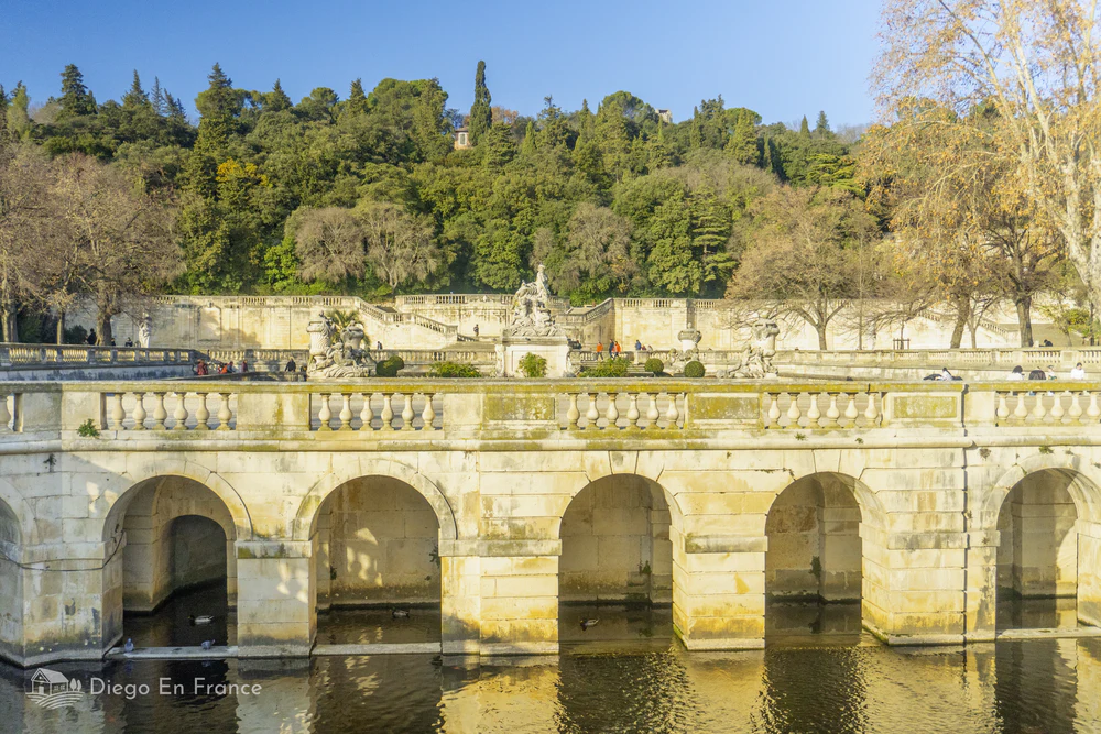 What to see in Nîmes, France : Le Jardin de la Fontaine