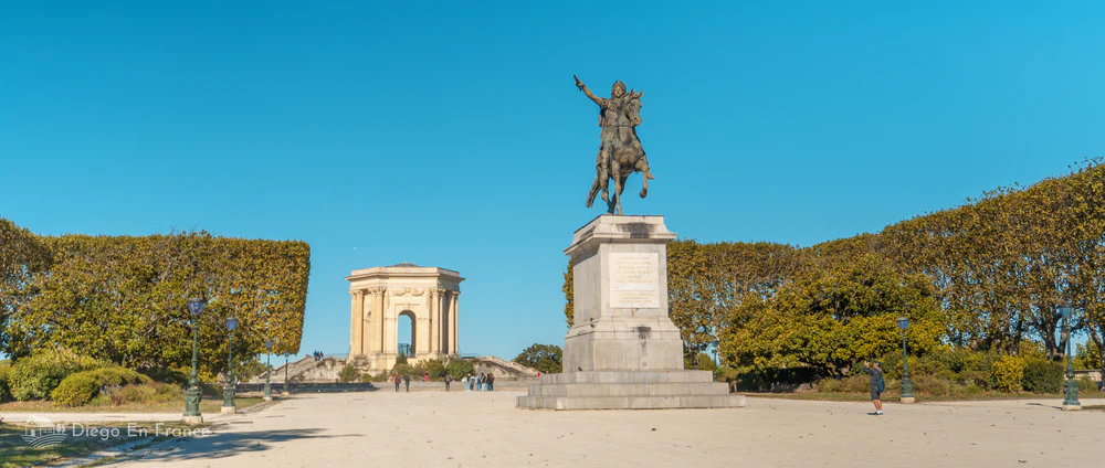 Visiter à Montpellier en 1 jour : La statue équestre de Louis XIV