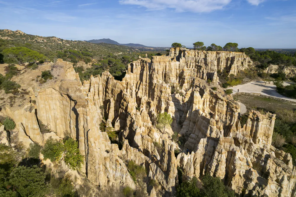 Les Orgues d’Ille-sur-Têt, lugar icónico para quienes buscan qué hacer en Castelnou y alrededores. Fotografía de diegoenfrance.com