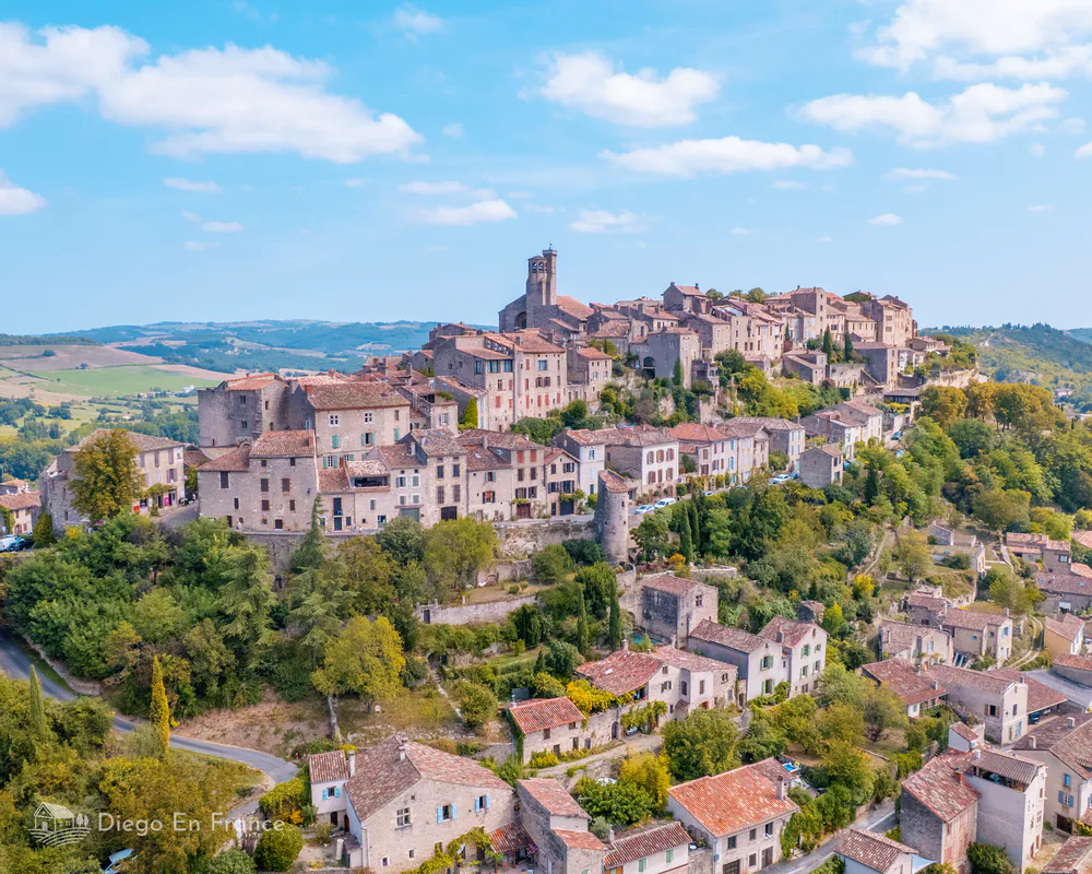 Fotografía de diegoenfrance.com de un pueblo con encanto en Francia