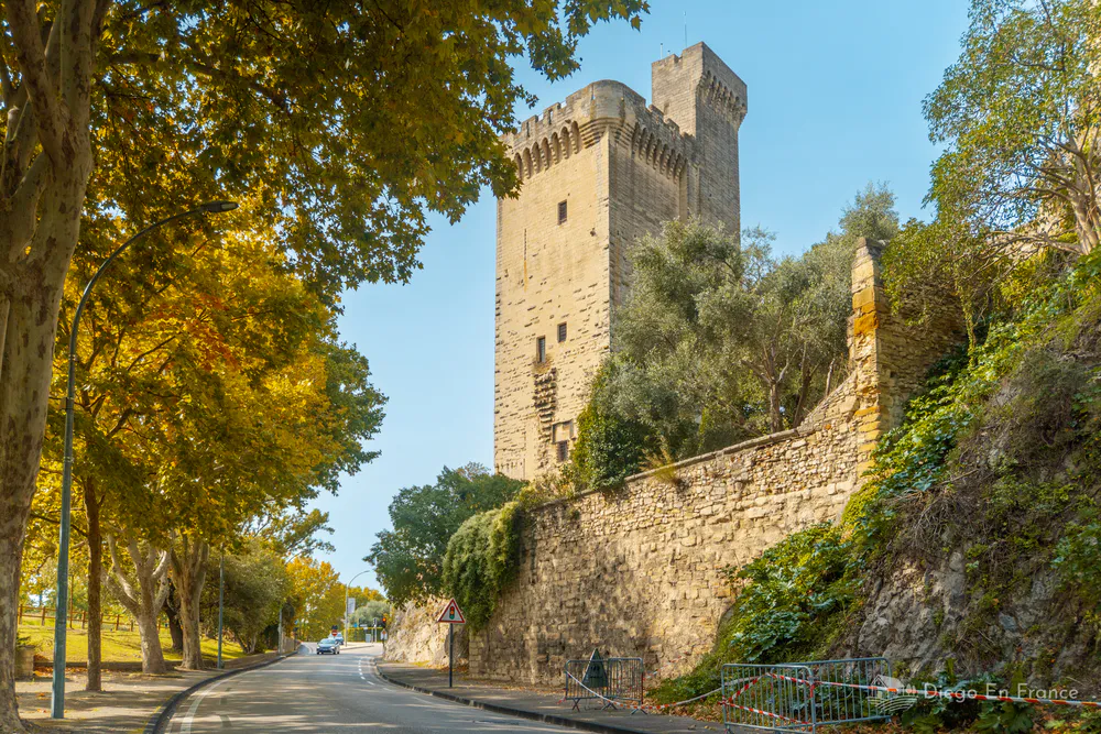 Fotografía de diegoenfrance.com de la Torre Philippe le Bel, uno de los monumentos más icónicos del pueblo.