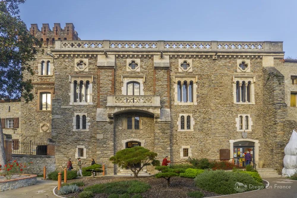 Photo by diegoenfrance.com showing the majesty of the Carolingian abbey of Arles-sur-Tech.