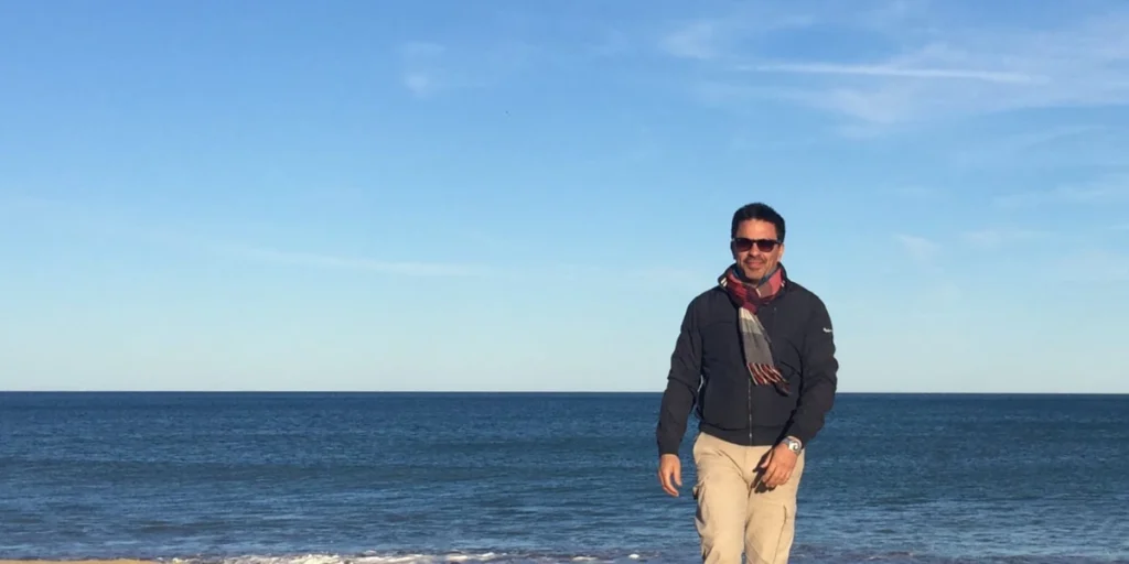 diegoenfrance en una playa francesa